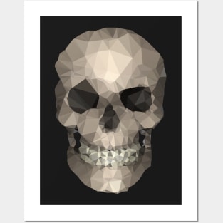 Polygons skull Posters and Art